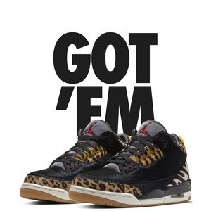 Retro Jordan 3 Animal Print